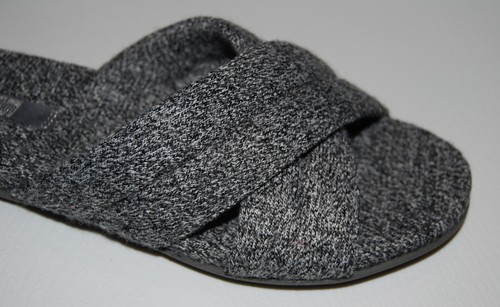 NIB FitFlop Women's Love Gray Marled Gracie Merino Wool Cross Slides sz 7 - Picture 4 of 12