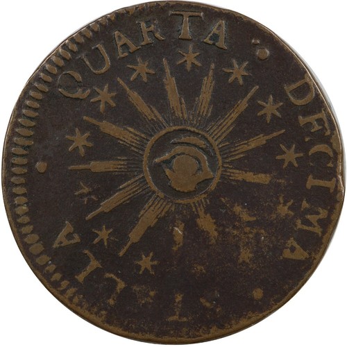 1786 Vermont Copper 1/2p RR-7 W2025 R3 VERMONTENSIUM F12 Furnace Run collection - Picture 6 of 6