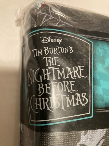 Tim Burton The Nightmare Before Christmas Tablecloth Round 70" Jack & Sally NEW - Picture 3 of 4