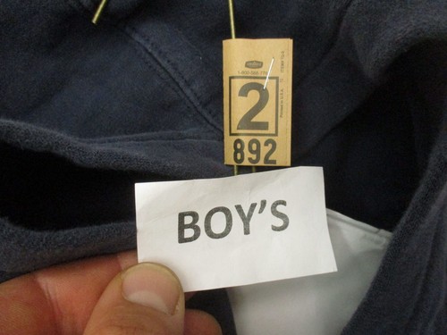 Air Jordan Size 3-4 YRS Boys Cotton Blend Full Zip Pocket Athletic Jacket 892 - Picture 7 of 7