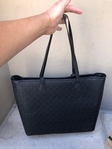 Nike Jordan Monogram Tote Bag Purse Backpack Black Gym Travel 32L LM0990-023 - Picture 8 of 10