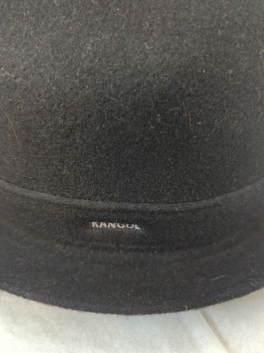 Kangol Wool Player Fedora Size Small Black - Picture 2 of 7