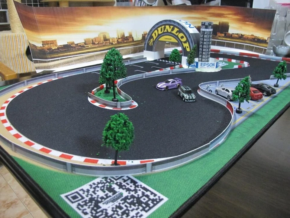 3D RC Car Racing Track Set Race Track for 1:76 Turbo Racing RC Cars Upgrade Vers - Image 3 of 4