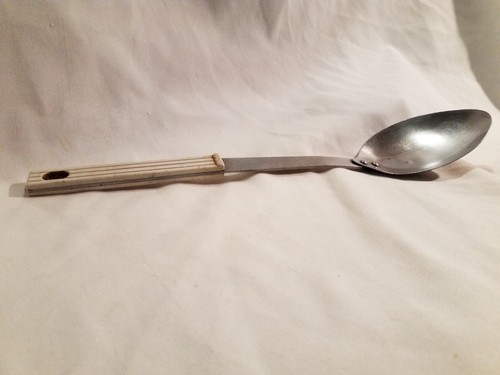 Vintage Cooking Spoon Finesse By Robinson Stainless Steel W Ivory Plastic Handle - Picture 4 of 14