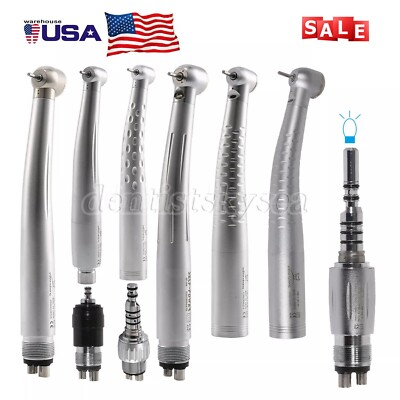 Dental (LED Fiber Optic) High Speed Handpiece / Coupler 4/6 Holes KaV NSK Style