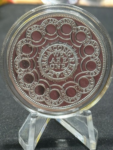 1776 Continental Currency Coin .999 Fine Silver 1 Oz Coin Round "We are One" - Picture 2 of 2