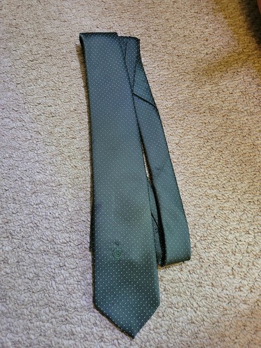 Very Rare 60s Classy Green Spotted GIORGIO SAINT ANGELO tie VTG - Picture 2 of 6