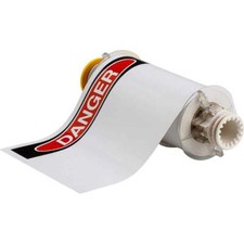 Brady 130765 BBP85 Pre-Printed OSHA DANGER Indoor Outdoor Vinyl Labels