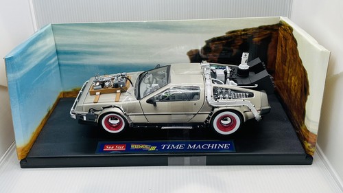 1/18 Sun Star Back To The Future Part III Time Machine DMC Delorean Sunstar NIB - Picture 2 of 12
