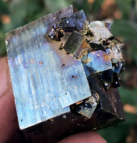 82g natürlich fantastisch 7 Farben Chalkopyrit Eisen Pyritwürfel Probe ia4248 - Bild 5 von 12