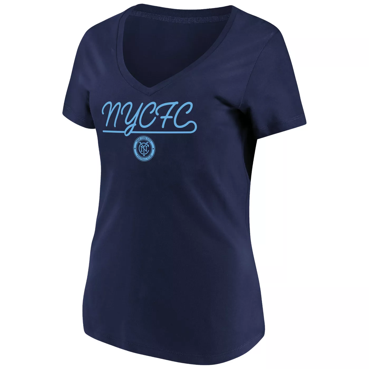 【日本製】 T-Shirt V-Neck Sleeve Short Women's MLS New L - FC City York トップス