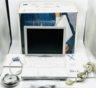 Apple iBook G3 M6497 Authentic Collectible 2001 With Box, Discs - Tested Works
