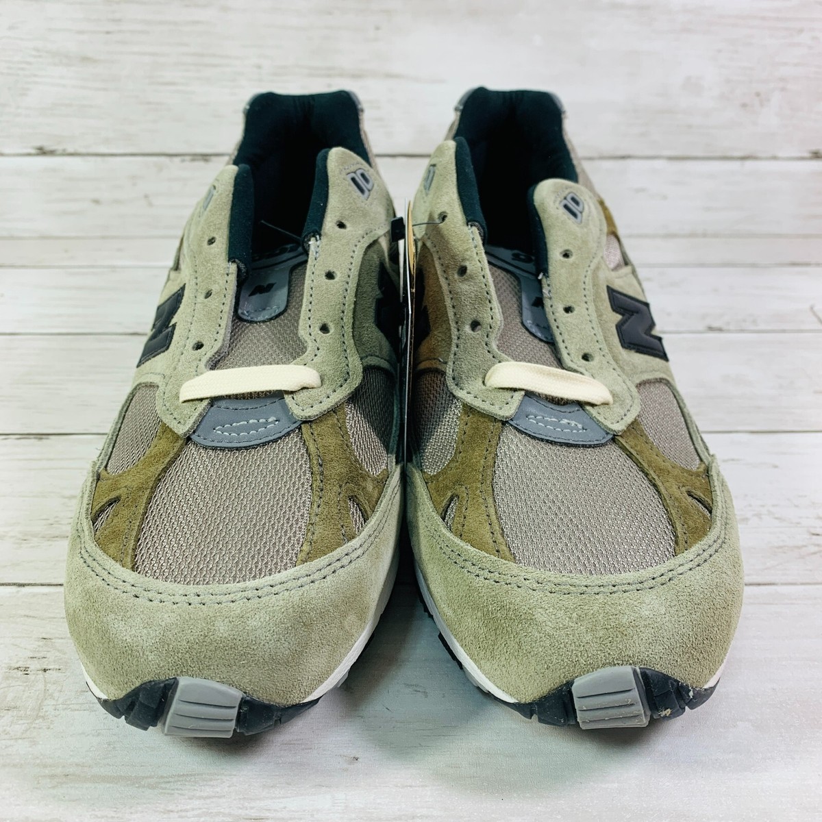JJJJound x New Balance 991 MiUK Grey Olive W991JJA Womens