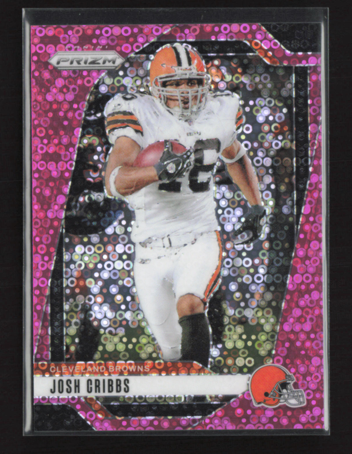 Josh Cribbs 2024 Panini Prizm Football No Huddle Pink Prizm 22/25 Browns