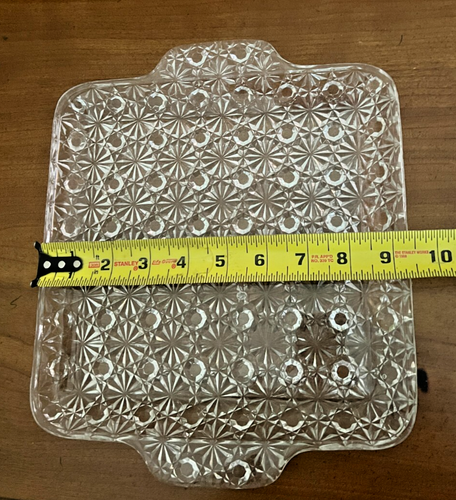 Atq Elson Glass Tray Ice Cream Water 88 (OMN) Daisy and Button 1884 EAPG UV Glow - Picture 9 of 11