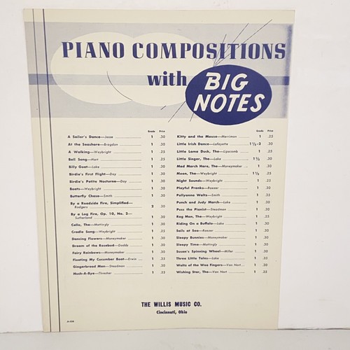 Vintage 1953 Adventure On The Sea Piano Solo Sheet Music by David Carr Glover - Picture 12 of 13