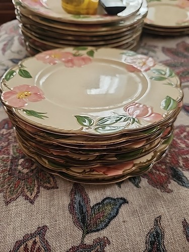 Franciscan Desert Rose Salad Plate (8") Set of 8 Good Condition  - Picture 1 of 2