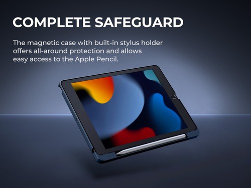 Funda Dexnor para iPad 9ª Generación con Teclado Estilo Mágico 8ª/7ª Generación 10.2 - Imagen 35 de 60