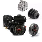 4 Stroke 7HP Pull Start Go Kart Engine Motor 210CC Gas For  GX160 Mini Bike