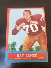 1963 Topps Football Ray Lemek SP Pittsburgh Steelers #127  EX