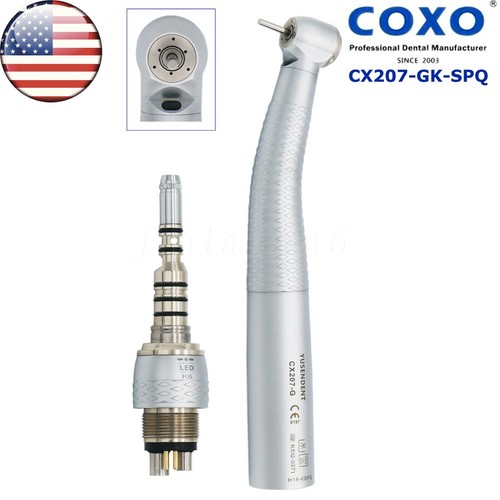 US COXO Dental Glasfaser Hochgeschwindigkeit Luft Turbine Handstück passend für KAVO MULTIflex - Bild 3 von 89