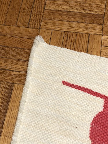 Vintage St. Louis Cardinals Woven Cotton Rug - 41 x 23” - EXC - Picture 3 of 12