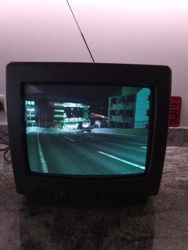 Vintage Matsui 14V1T 14" CRT Retro Gaming TV- Working- No Remote - Picture 2 of 9