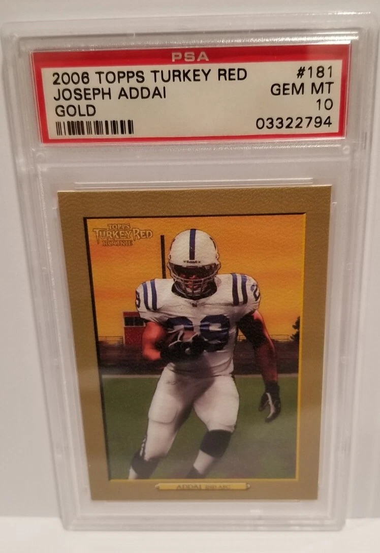 Joseph Addai Topps Turkey Red #181 Gold