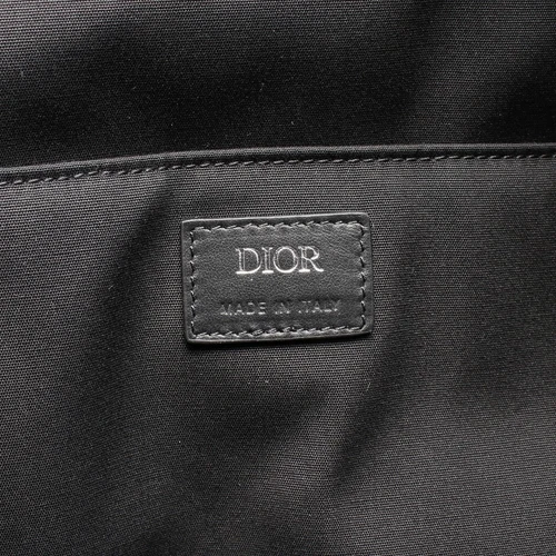 DIOR HOMME Rider CD Diamond Rucksack Backpack bag canvas leather Black used