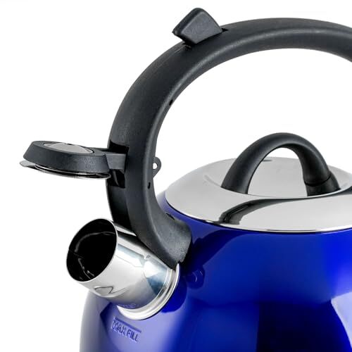 Flintshire Stainless Steel Whistling Tea Kettle W/Nylon Handle, 1.75-Quart - Picture 6 of 6