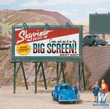 Walthers 949-4251 Cruisin' Roadside Billboards Kit Pkg (3) HO Scale