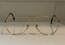 Vintage Silhouette Austria Pilot Glasses M 7058 59-13 Gold tone FRAMES only