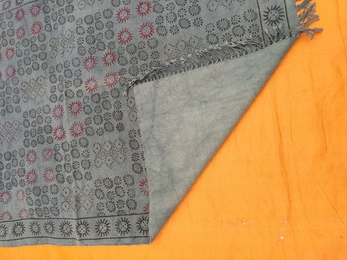 Hand Woven Wool Rug Contemporary Kilim Dhurrie Modern Block Printed Area Rug 4X6 - Picture 5 of 5