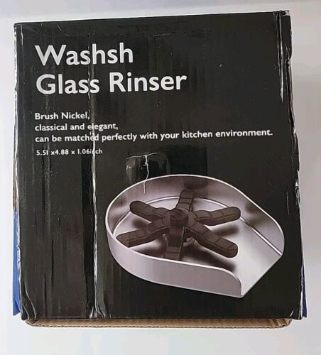 NEW Automatic Washer Glass Rinser Coffee Cup Cleaner Beer Pitcher Bar Kitchen US - Picture 2 of 2