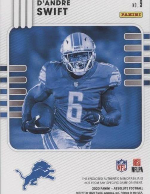 2020 Panini Absolute D'Andre Swift #9