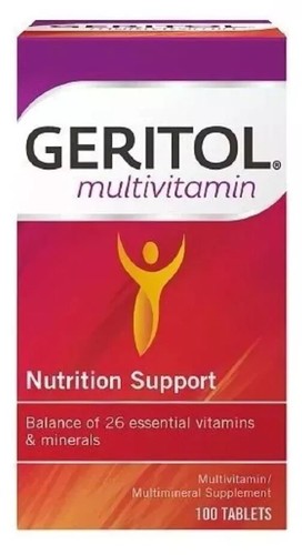 Geritol Multivitamin Nutrition Support 100 Tablets EXP 07/2027 - Picture 1 of 2