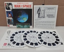 Gaf View-Master America's Man In Space John Glenn 1962 B 657 3 Reels Book