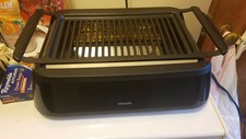 HD6372//94 Philips Avance Plus 1660W Infrared Indoor Grill w// Two Grill Grates