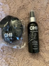 Tea Tree Oil Soothing Scalp Spray by CHI for Unisex - 3 oz & Massager Itch Dry