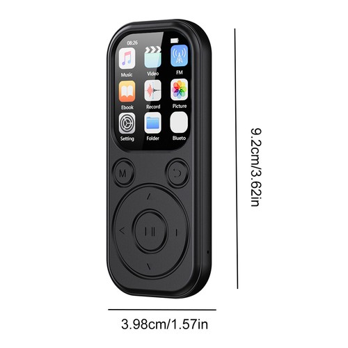 Bluetooth-Compatible 5.4 Portable MP3 Player Audio Player FM/E-book/Recorder - Picture 17 of 18