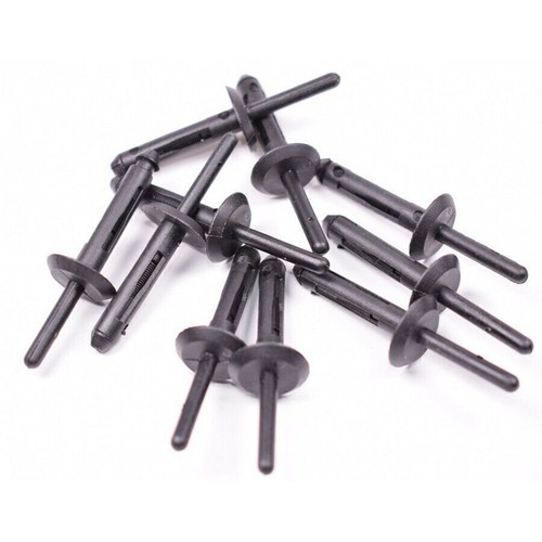 50X Black Nylon Blind Rivet Fender Bumper Clip For 1997-2004 Jeep Grand Cherokee - Picture 3 of 7