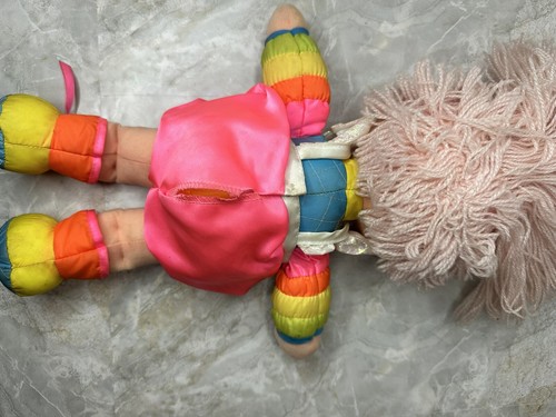 Vintage Rainbow Brite Baby Doll 1983 Hallmark 15" doll Tickled Pink - Picture 9 of 14