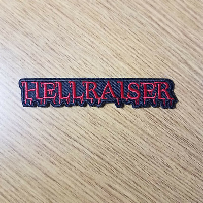 Hellraiser Word Logo 4" Embroidered Patch USA Mailed HEPA-001 Hellraiser Word Logo 4" Embroidered Patch USA Mailed HEPA-001