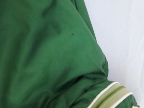 Vtg Boys Varsity Jacket Towncraft Prep Sportswear Green Yellow Full Zip 50s 60s - Picture 6 of 12