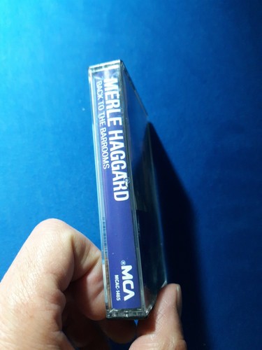 MERLE HAGGARD- Back To The Barrooms-- Cassette Tape - Picture 2 of 4