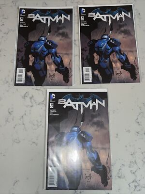 Three (3) Copies DC Comics Batman August 2015 # 41 Capullo Variant Cover NM