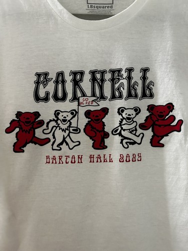 Grateful Dead Barton Hall 2023 Cornell University impresión a doble cara para hombre pequeño - Imagen 2 de 5
