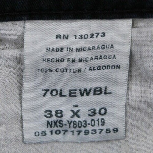 Pantalones de carga auténticos Wrangler para hombre negros descoloridos talla 38x30 (MSR 38x28) - Imagen 4 de 11