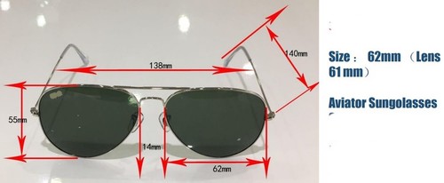 Starlite Pro Aviator Highest Optical quality ground lenses,Sunglasses, with case - Picture 4 of 10
