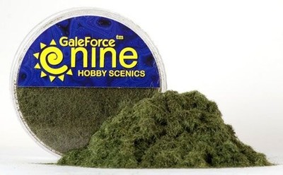 Gale Force 9 Hobby Round Dark Green Static Grass GF9 GFS014